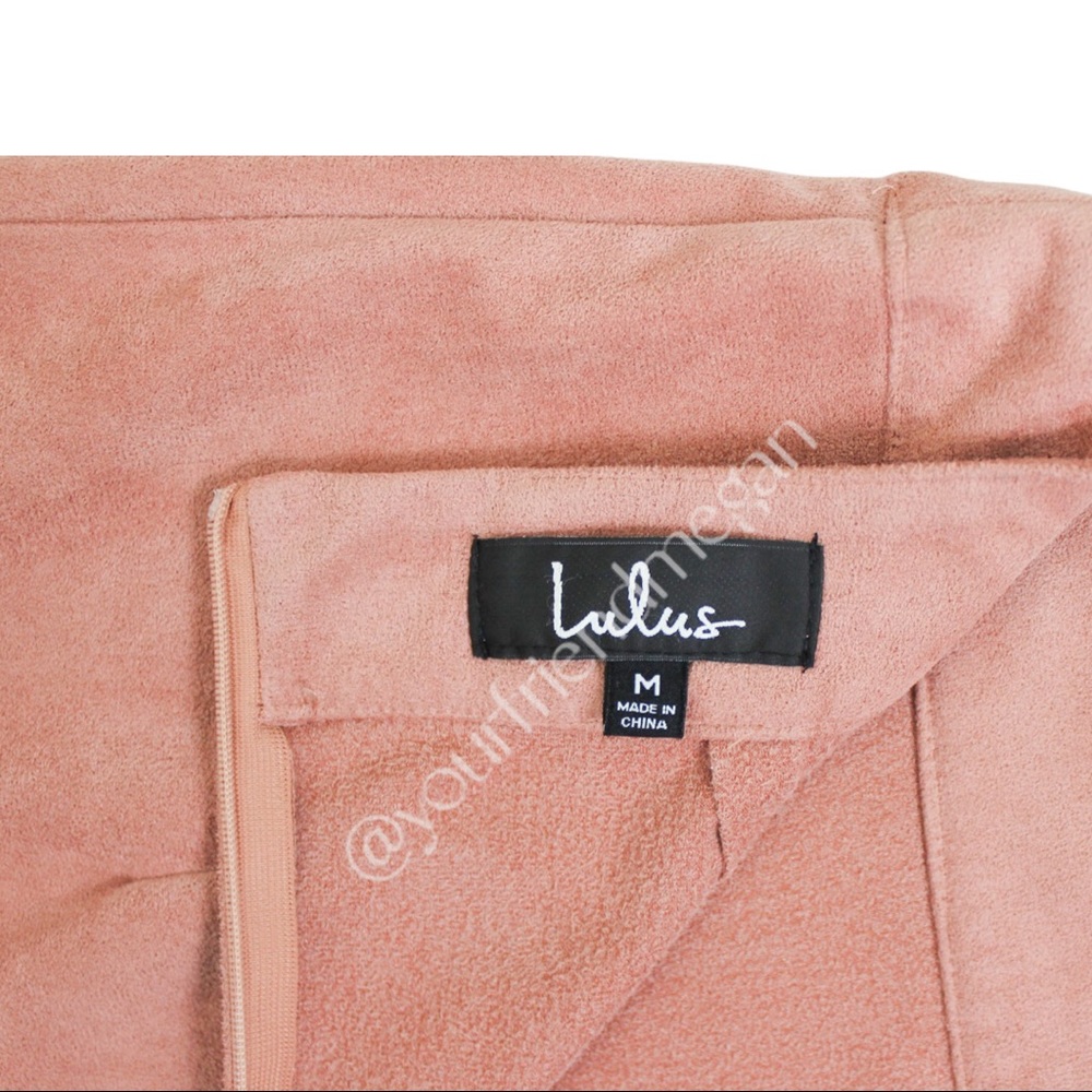 Lulus Shenandoah Mauve Suede Mini Skirt - Picture 7 of 8